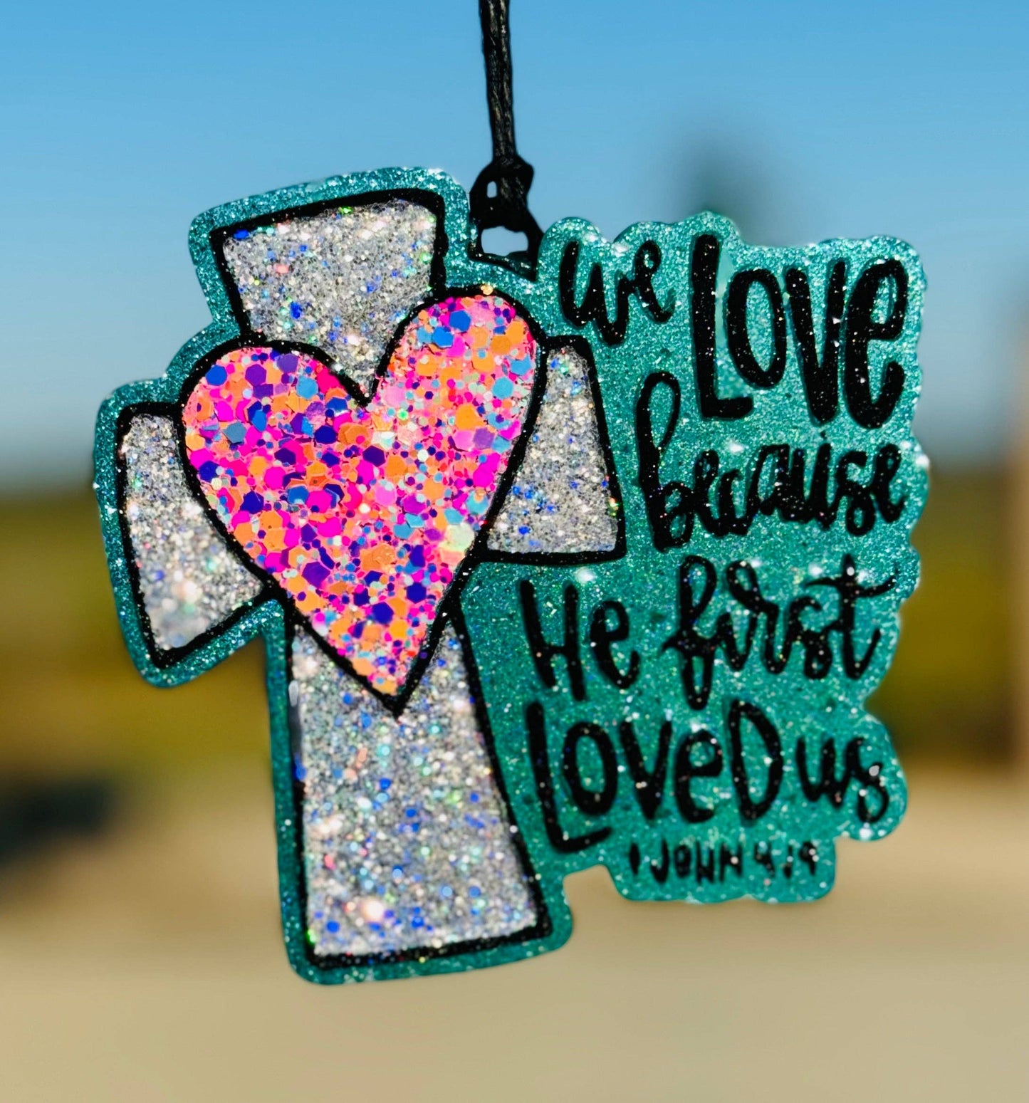 We Love Because HE 1st Loved Us- 1 John 4:19: Strawberry Leather (Gypsy Soul)=FL