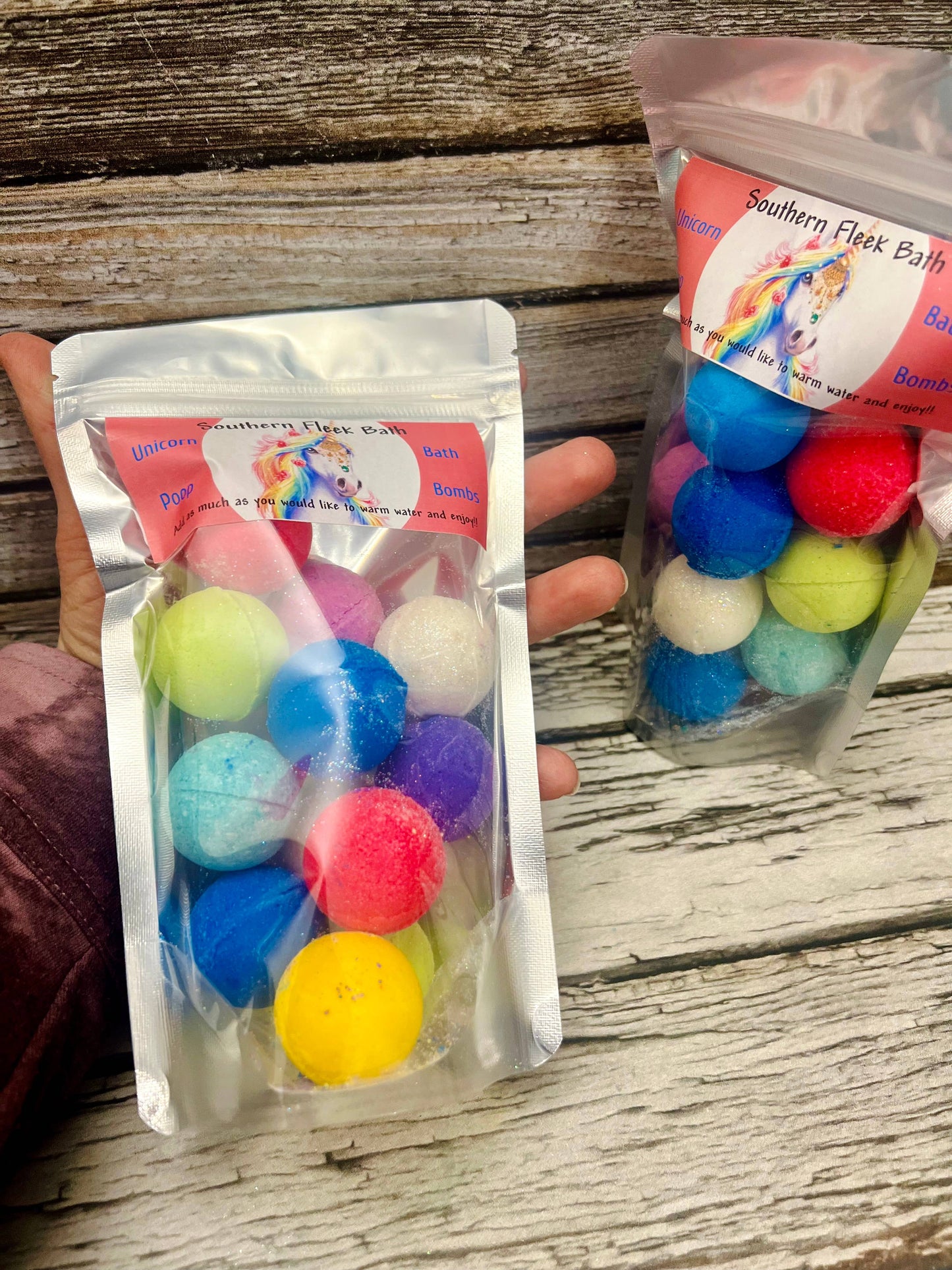 Unicorn Poop Bath Bombs SF
