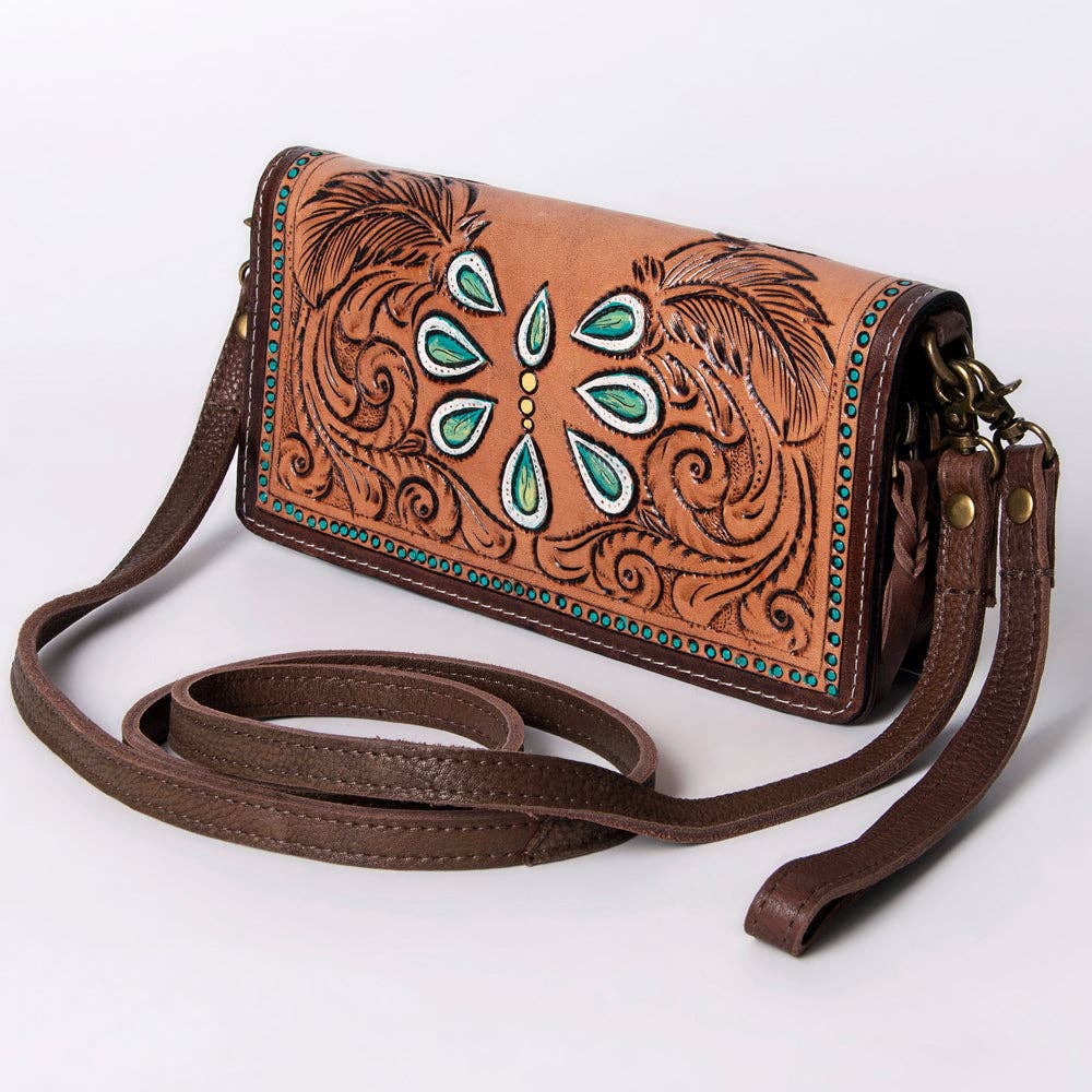Cowgirl or Cactus Organiser Genuine Western Leather Women: LS western