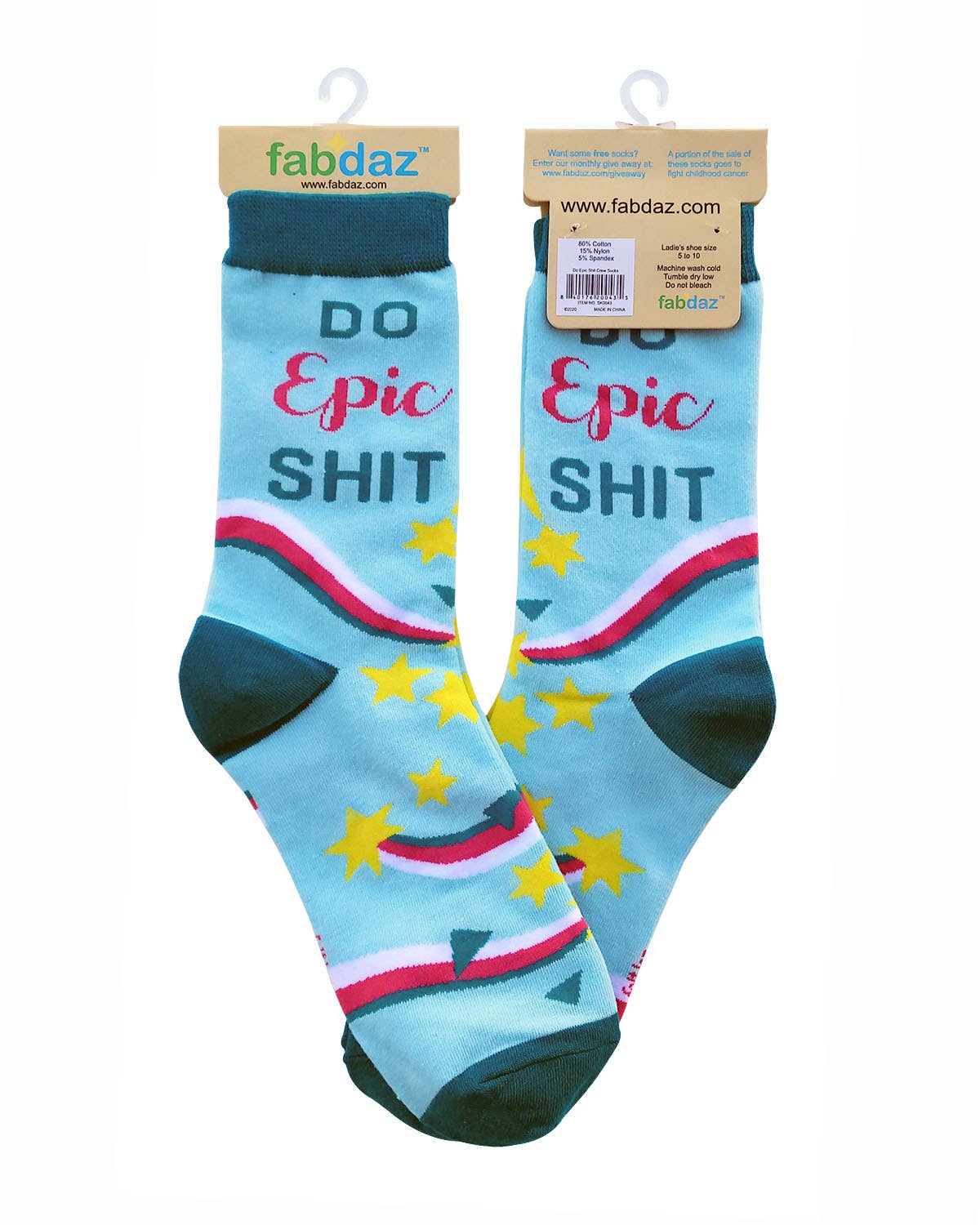 Do Epic Shit Ladies' Crew Socks Fab daz