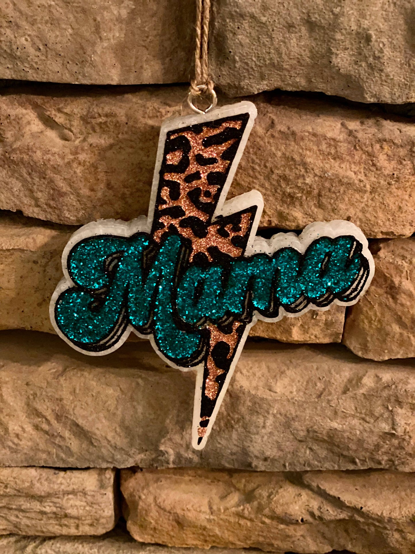 Mama Lighting Bolt Car Freshie: Cowgirl Britches