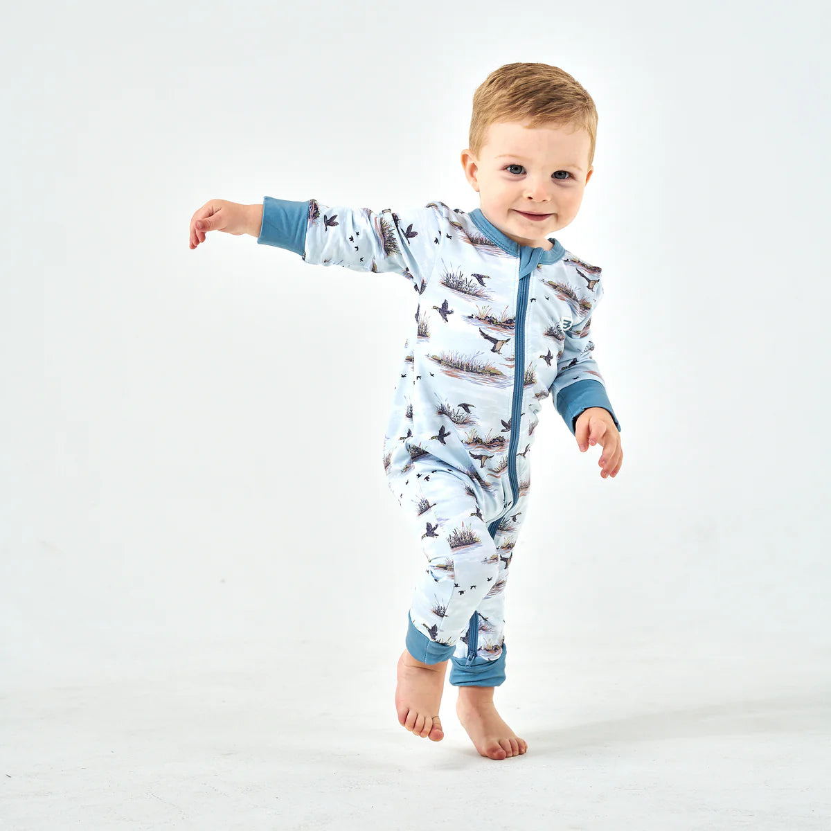Duck Hunt Baby Zip Up Burlebo
