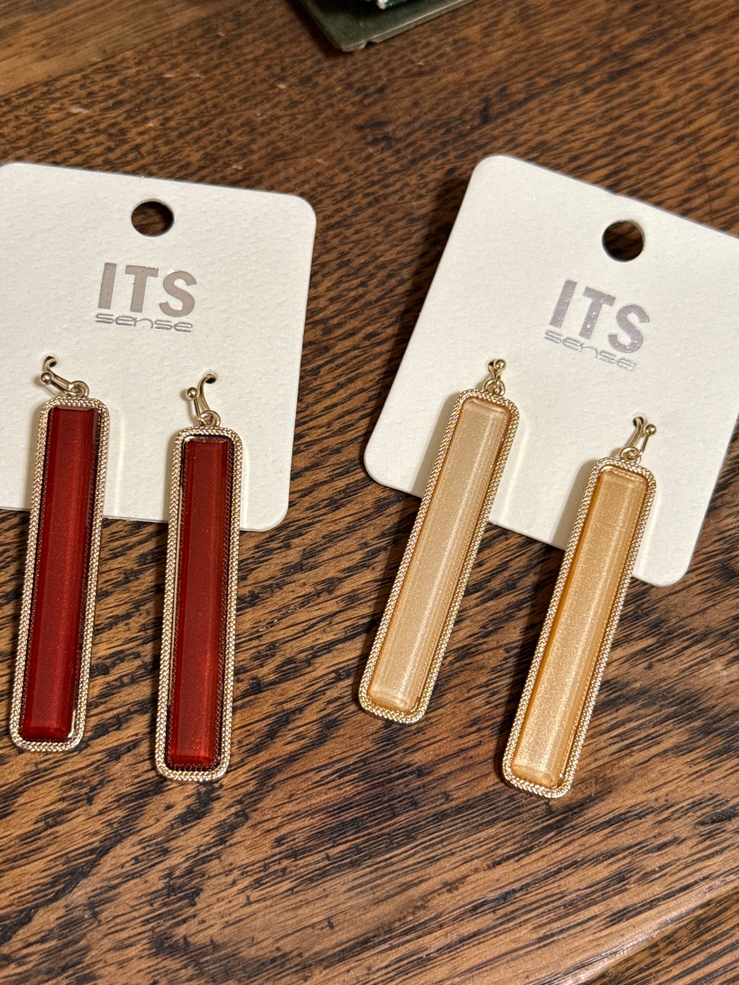 Long Rectangle Earrings