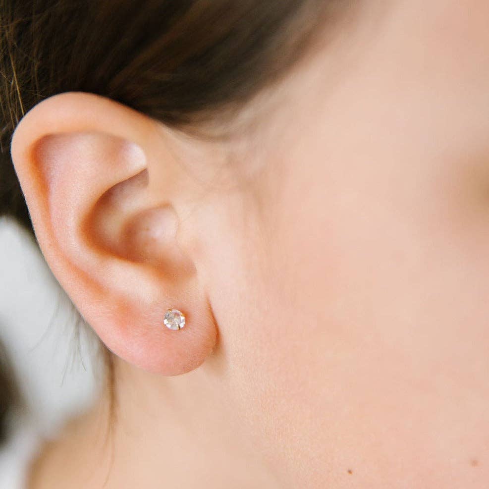 Diamond Stud Earrings Pip Pop