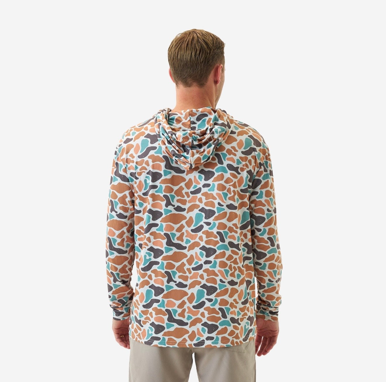 Bayside Camo Performance Hoodie With UPF 50 Tx/ Fl