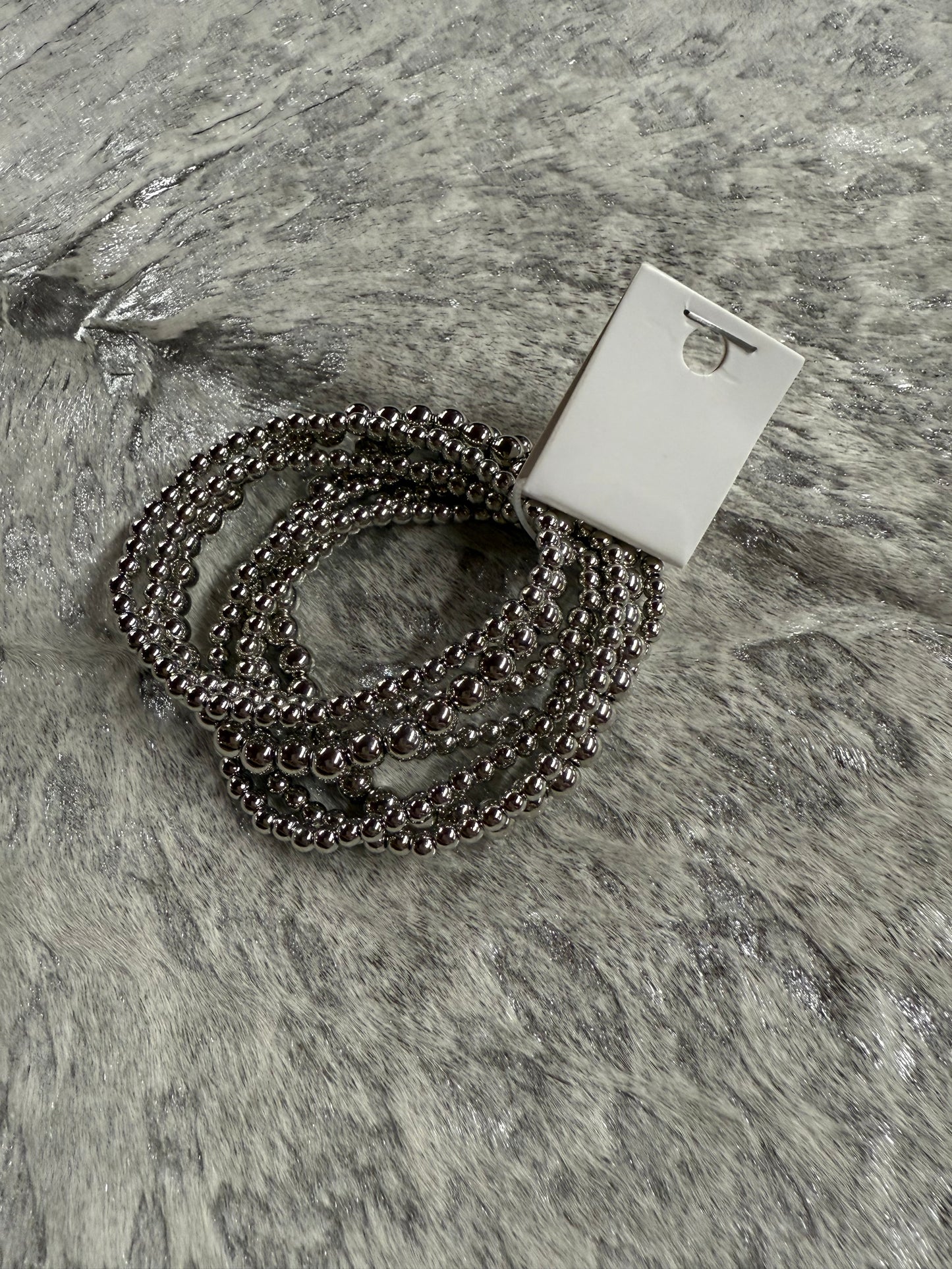 Seven Strand Silver Bracelet