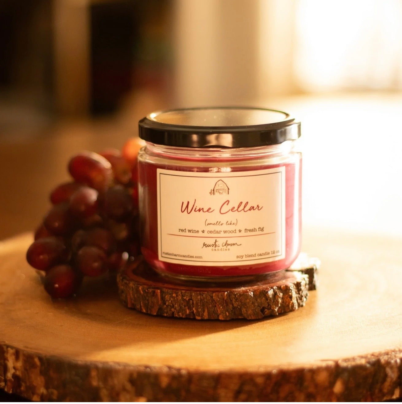 Wine Cellar Candle Rustic Charm