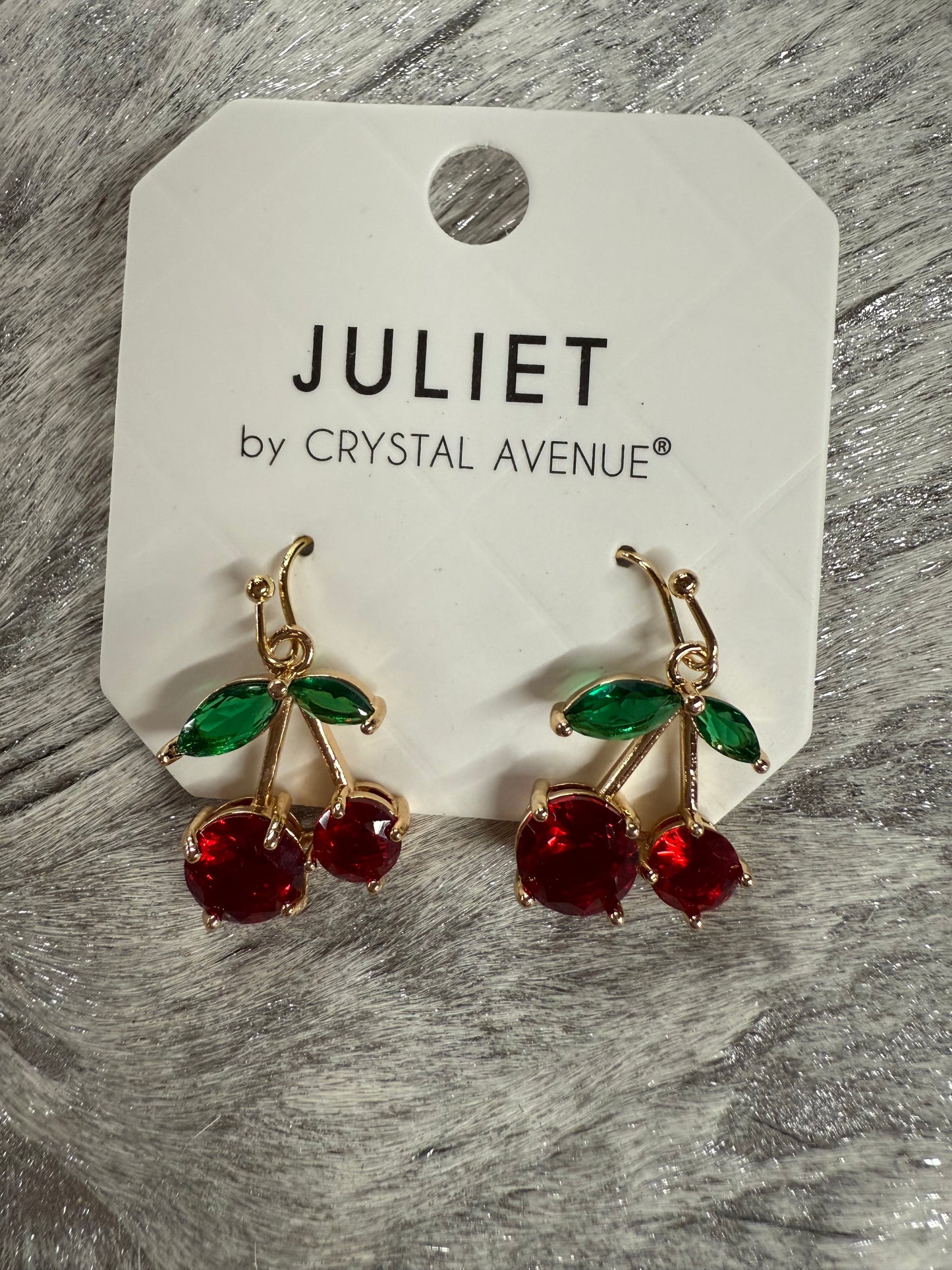 Cherry earrings by Juliet