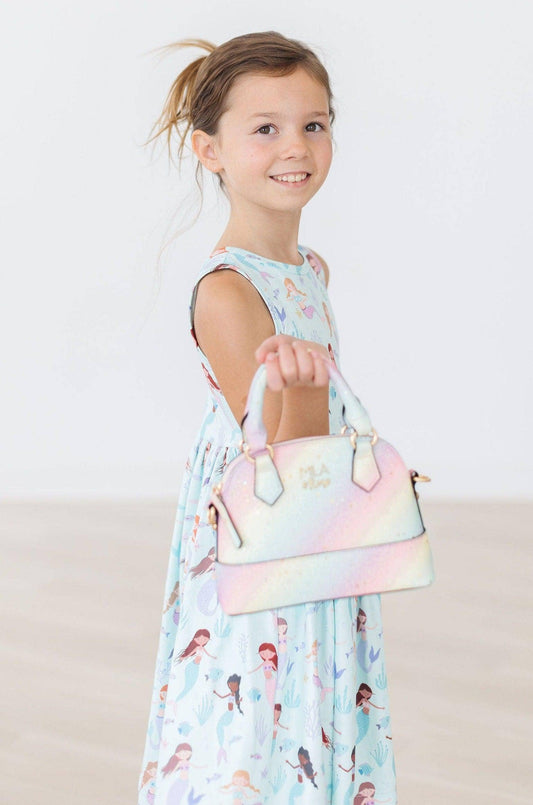 Unicorn Glitter Girl's Crossbody Purse: Mila