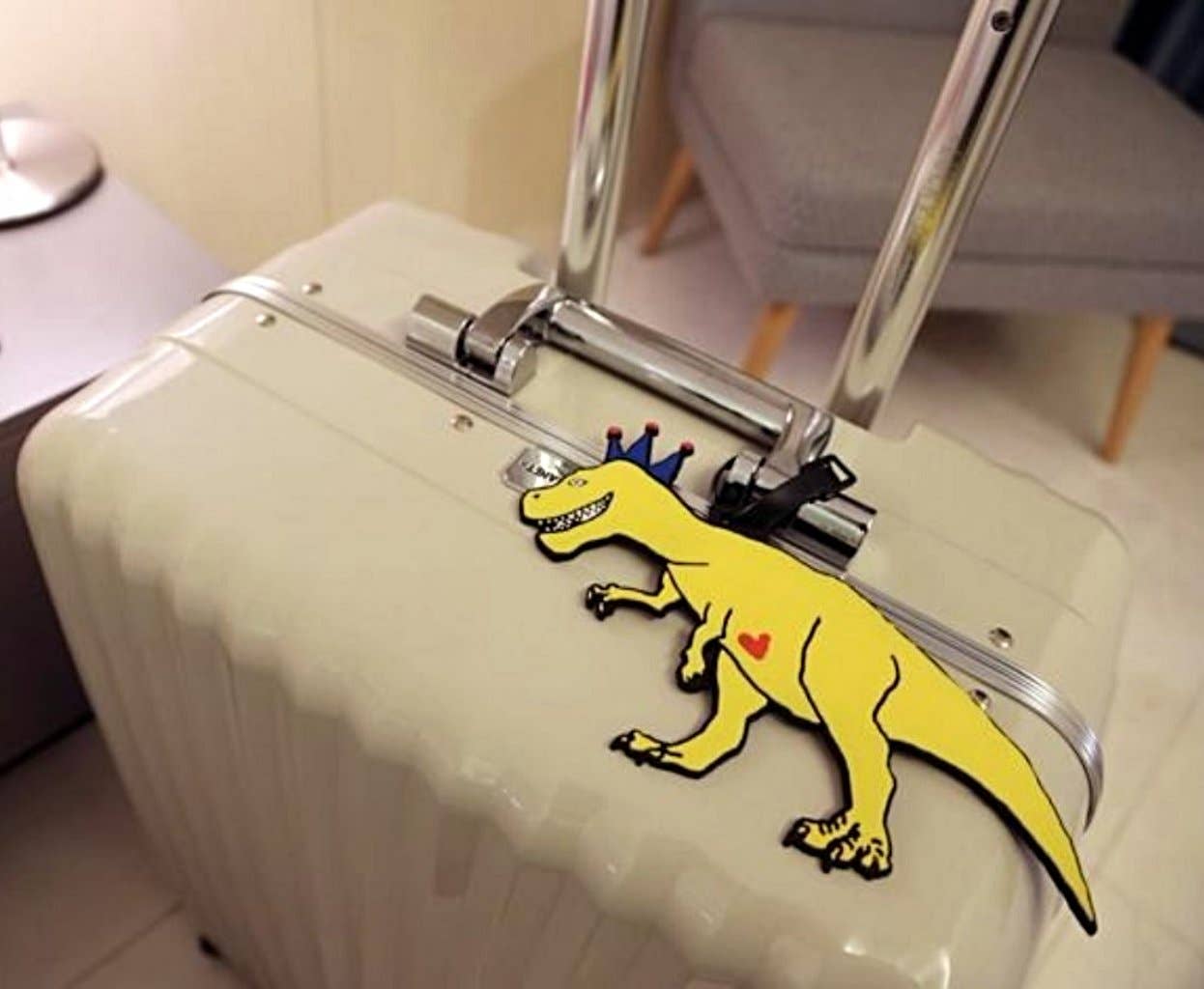 Lucky Friends Luggage Name Tag - Yellow