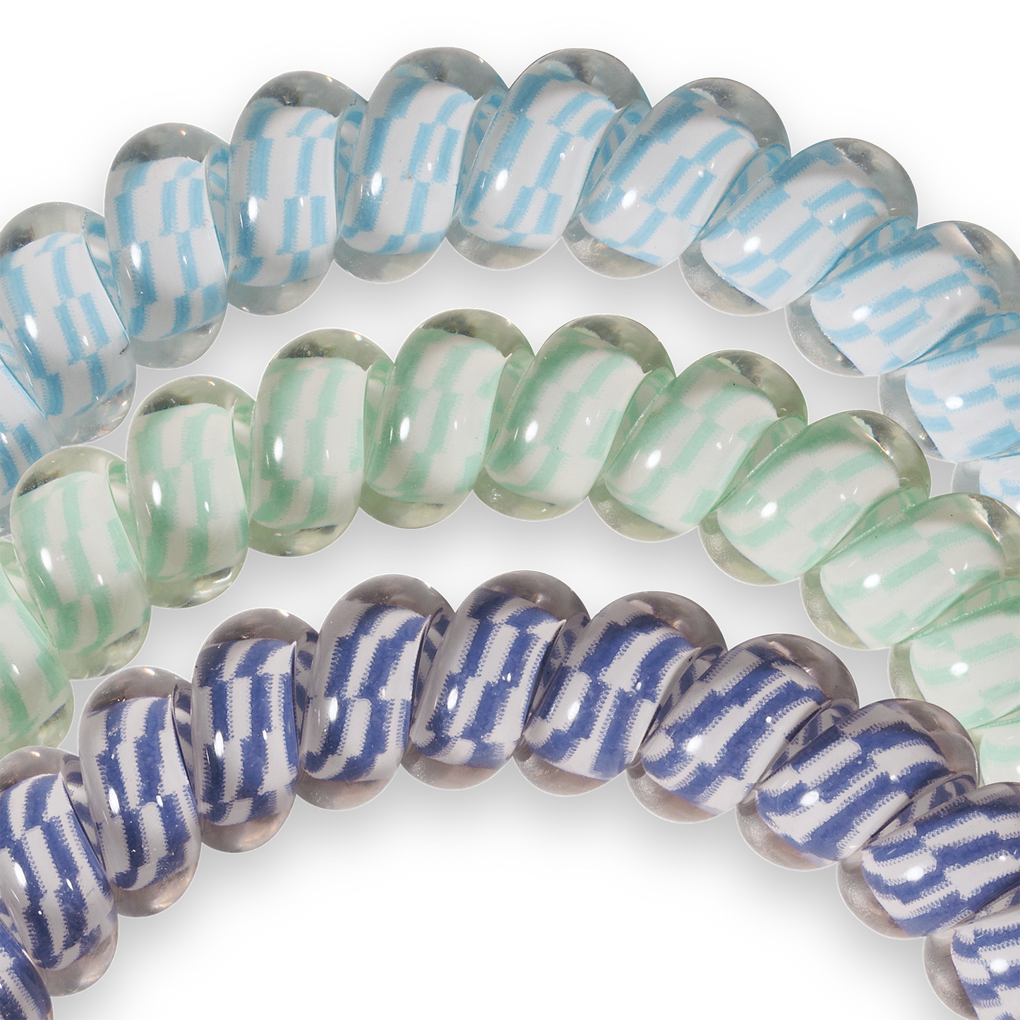 Spiral Hair Coil | Small | Totally Turquoise Teleties