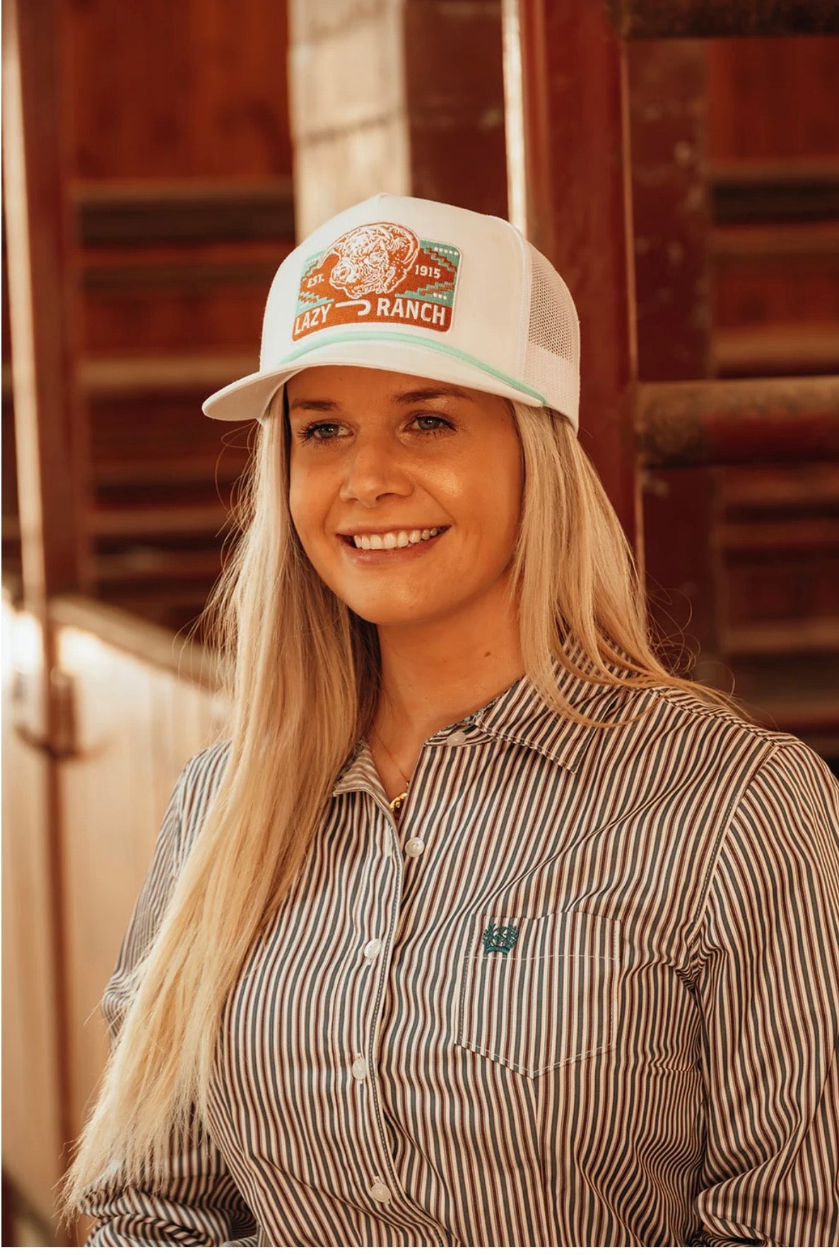 Lazy J Ranchwear Presidio Classic Rope Trucker Hat