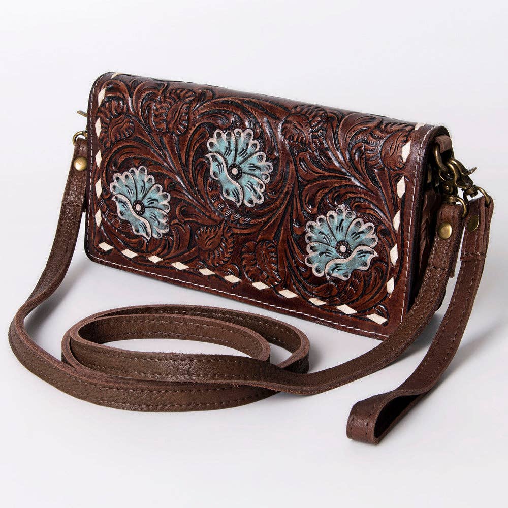 Cowgirl or Cactus Organiser Genuine Western Leather Women: LS western