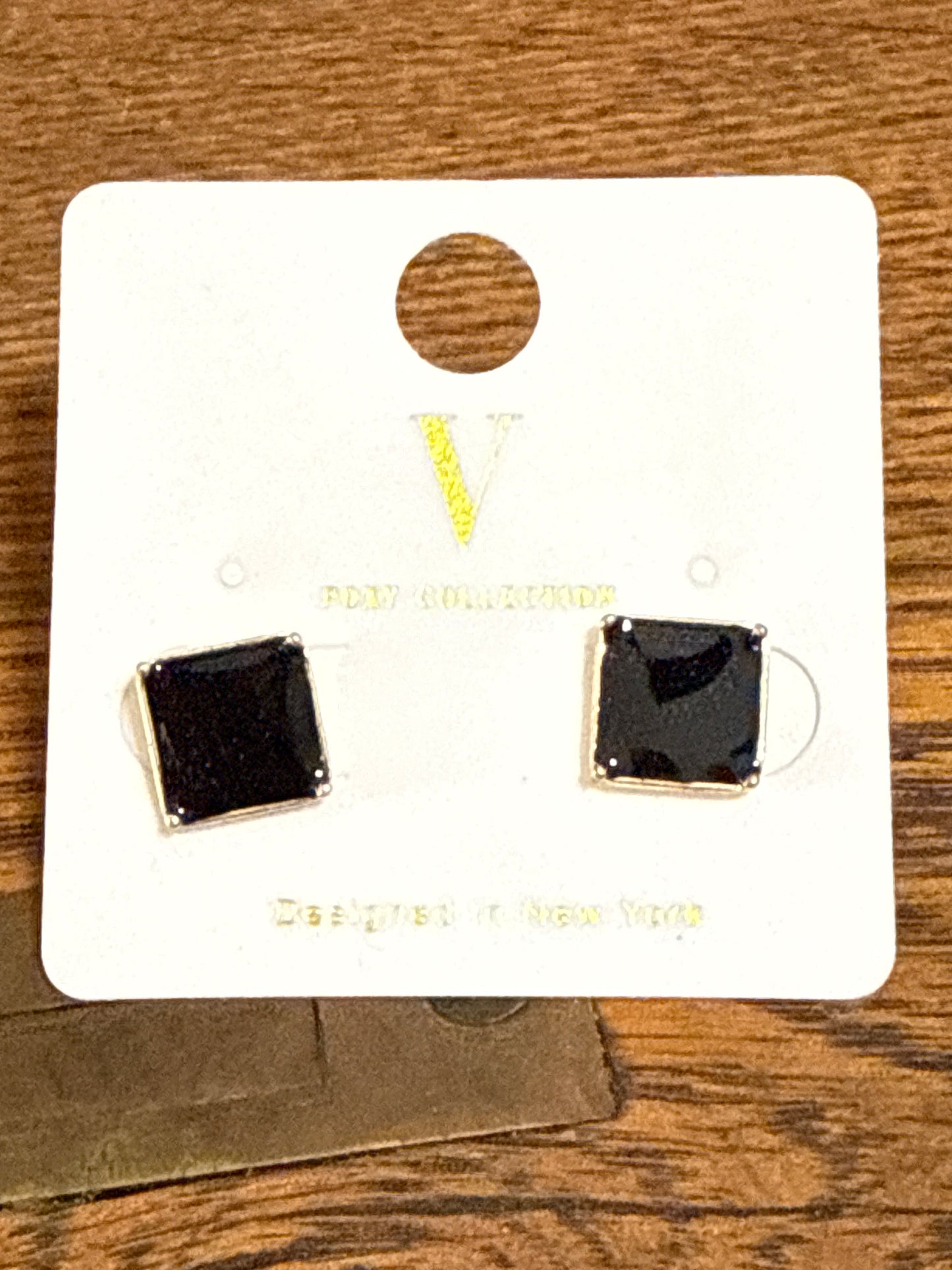 Square Stud Earrings