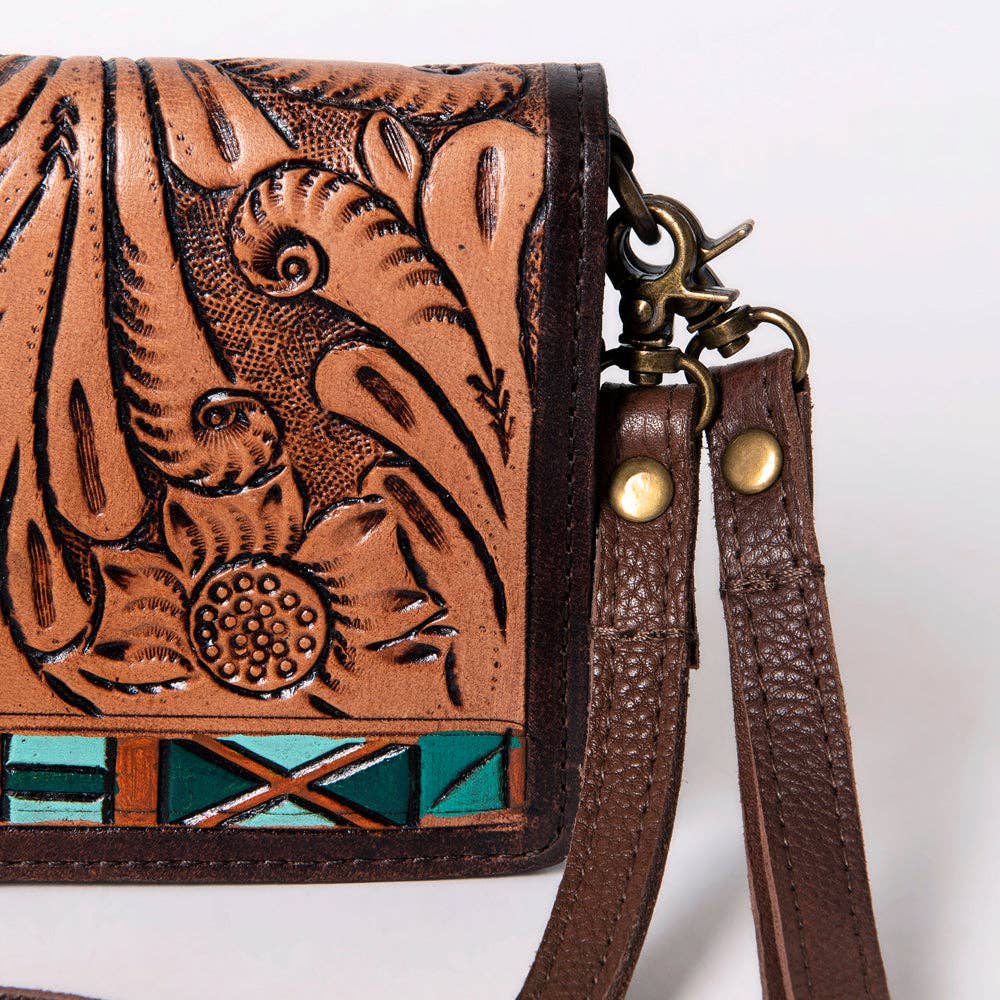 Cowgirl or Cactus Organiser Genuine Western Leather Women: LS western