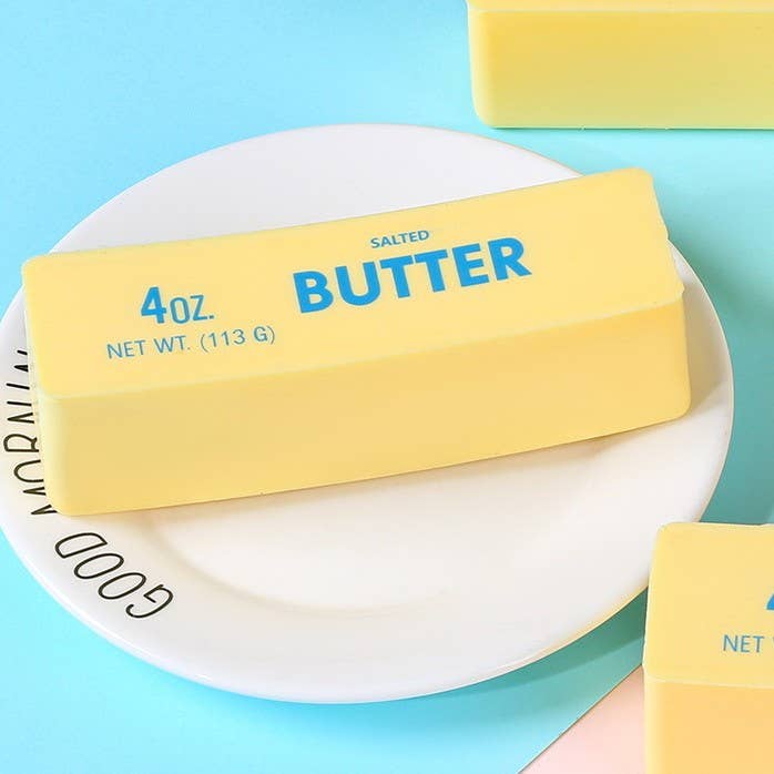 Pressure Squishy Toy Butter | 40BTS414: Butter