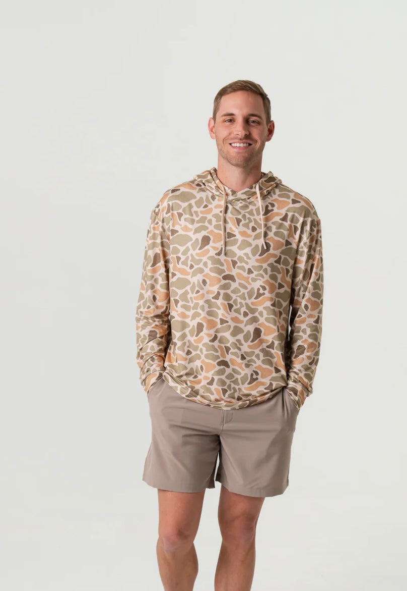 Venado Camo Performance Hoodie with UPF 50 Sun Protection Burlebo