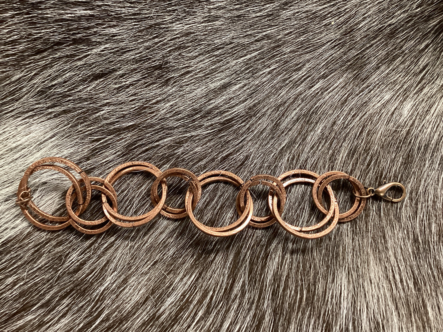 Copper chain bracelet