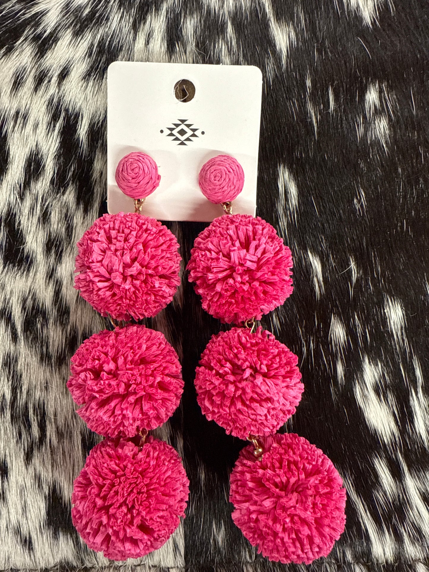 Pom Pom Earrings