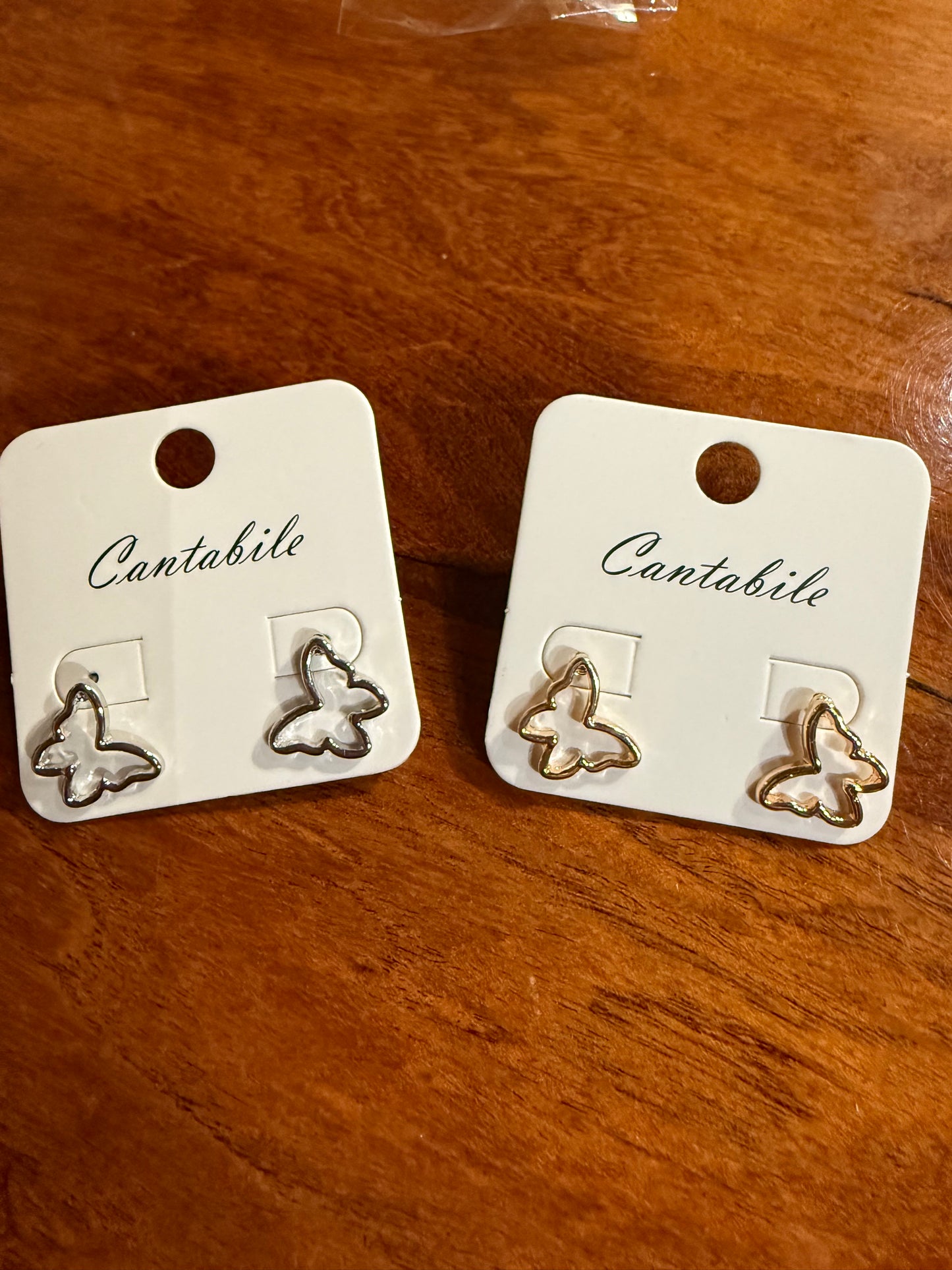 Dainty Butterfly Earrings