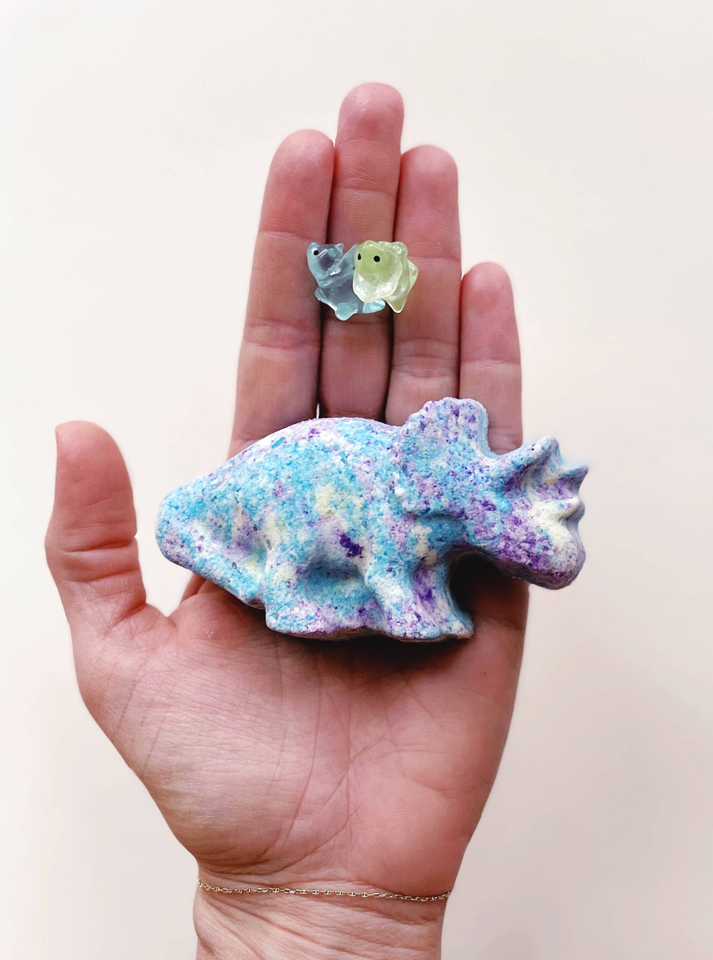 Triceratops Dino Bath Bomb - with toy! Sister Made