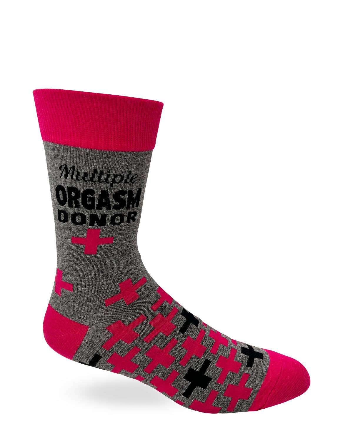 Multiple Orgasm Donor Men's Novelty Crew Socks Fab daz