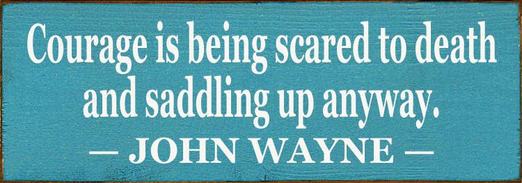 Courage Is Being Scared to Death: Old Cottage White