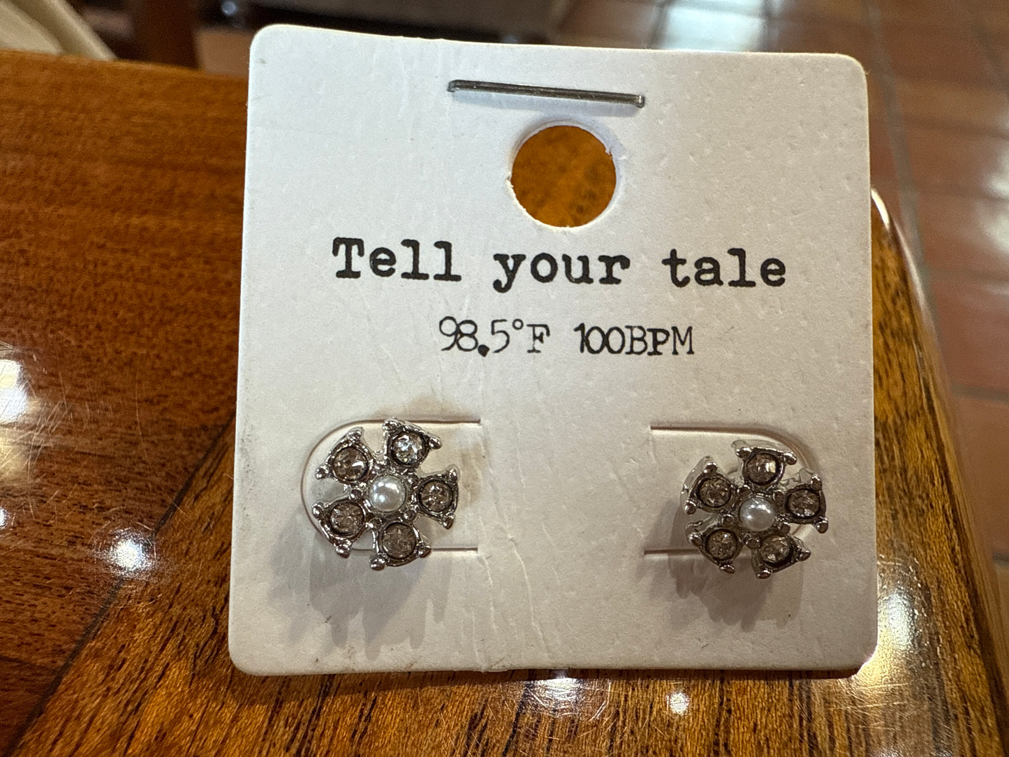 Gold and Silver with Pearl studs