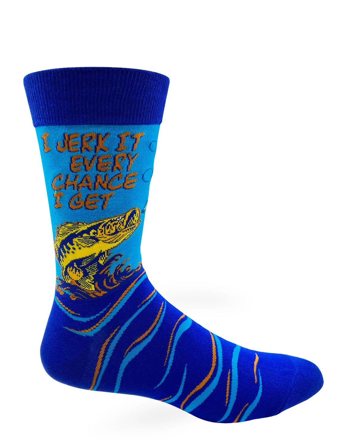 I Jerk It Every Chance I Get Men's Novelty Crew Socks Fab daz