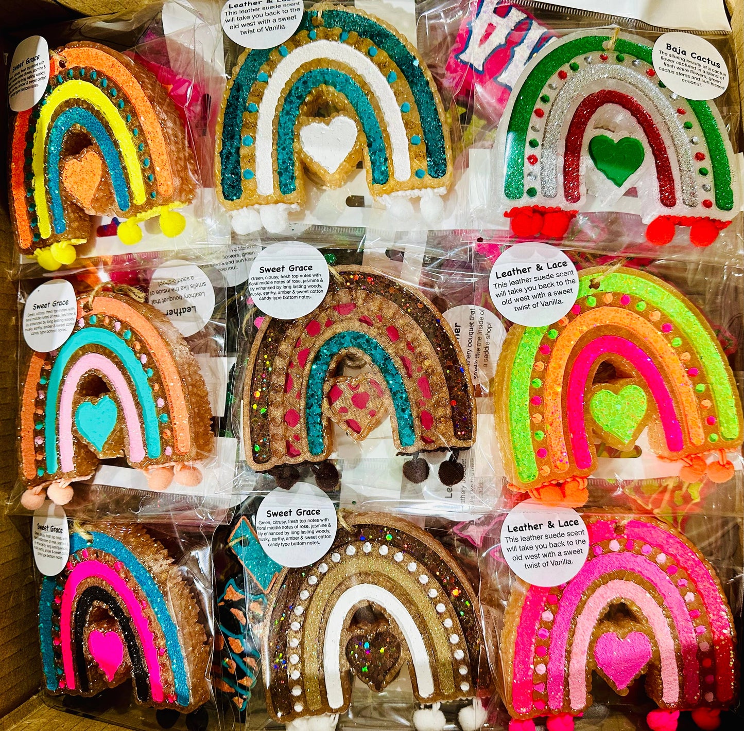 Boho Rainbow Car Freshie: Southern Creek