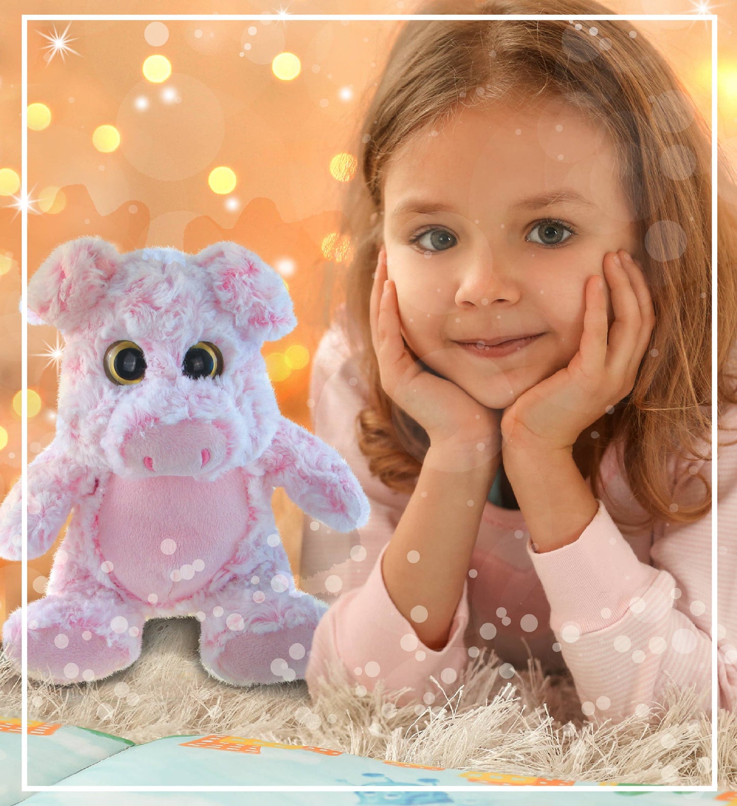 Super-Soft Plush - Sitting Pig CGlobal Fl/ Tx