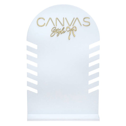 Canvas Style 1 Sided Arched Necklace Display