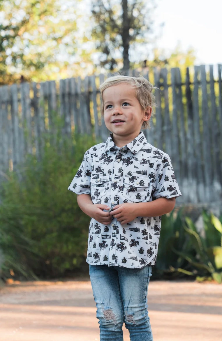 Cowboy Country Youth Performance Western Shirt Burlebo