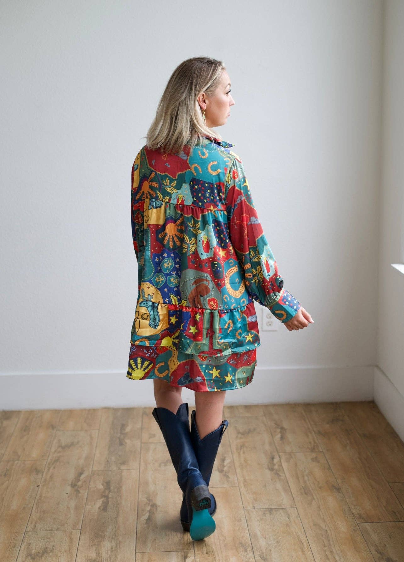 COWBOY SATIN DRESS TH