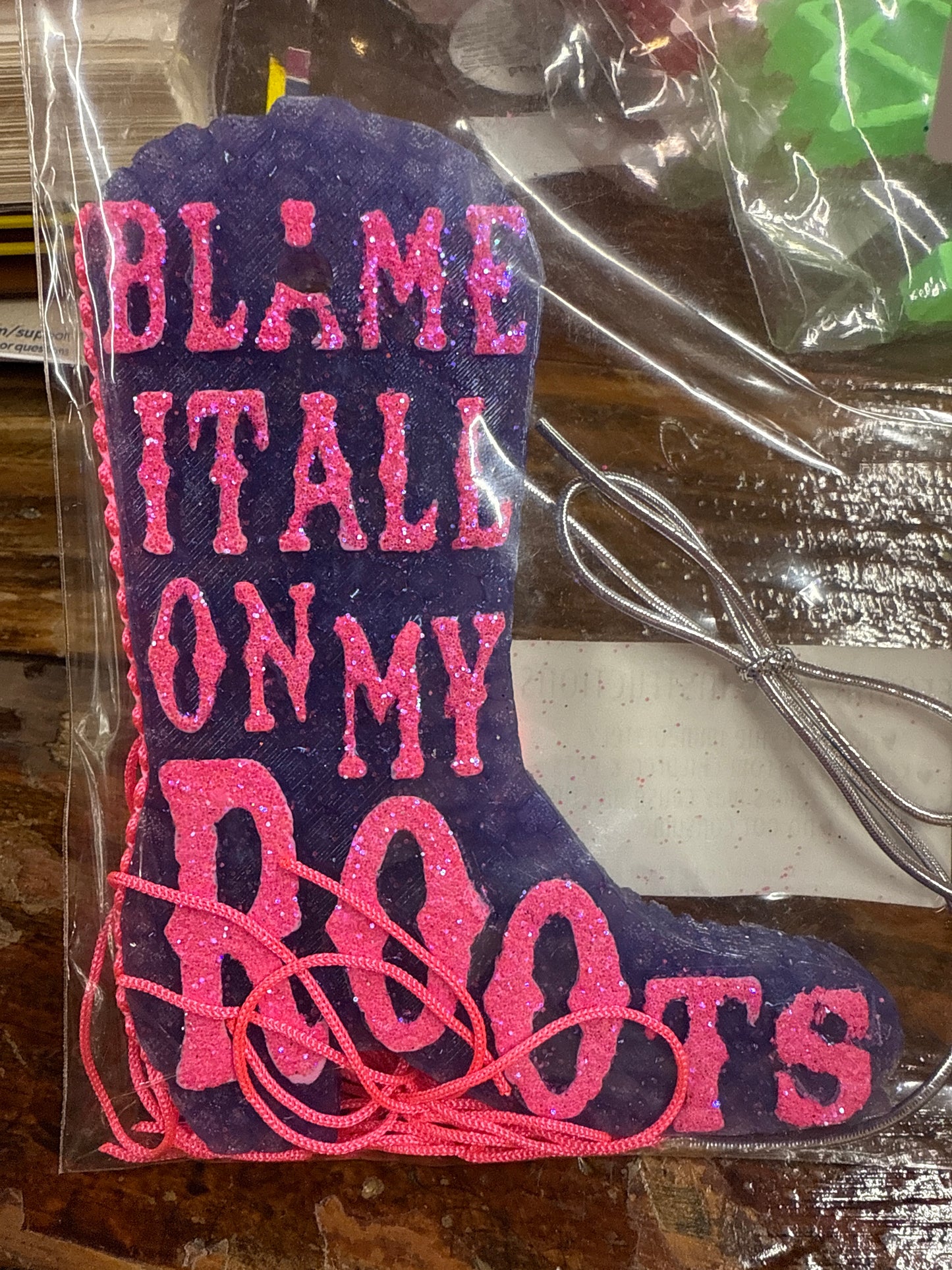 Blame it All on my Roots: painted Feather