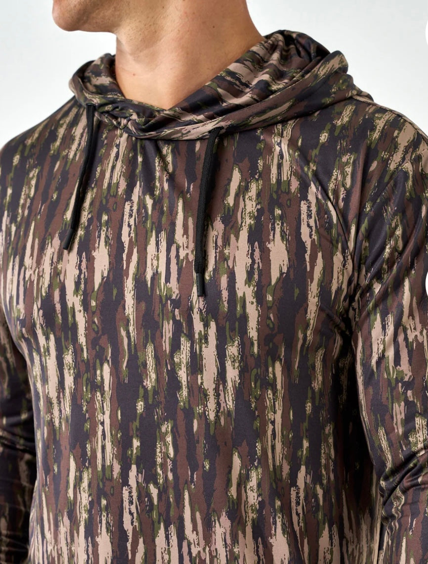 Midland Camo Performance Hoodie UPF 50 Burlebo