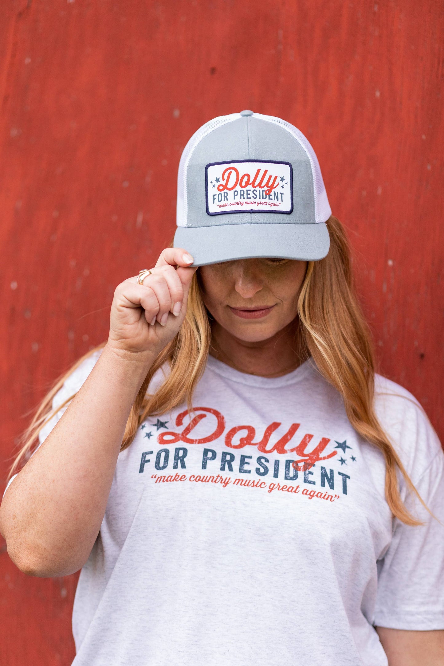 Dolly for President Shirt Last One Medium Southern Fried Design