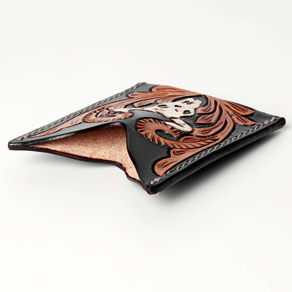 ADCCF107 Card-Holder Genuine Western Leather LS Western