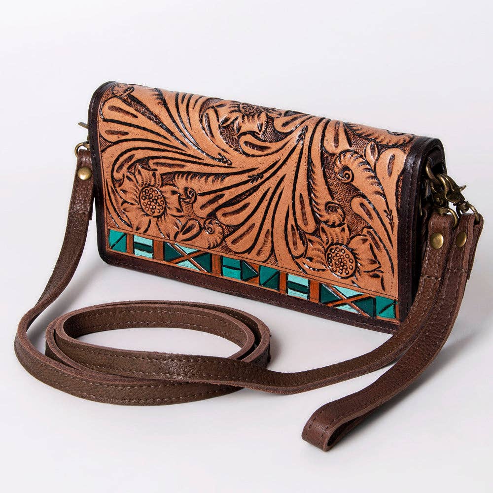Cowgirl or Cactus Organiser Genuine Western Leather Women: LS western