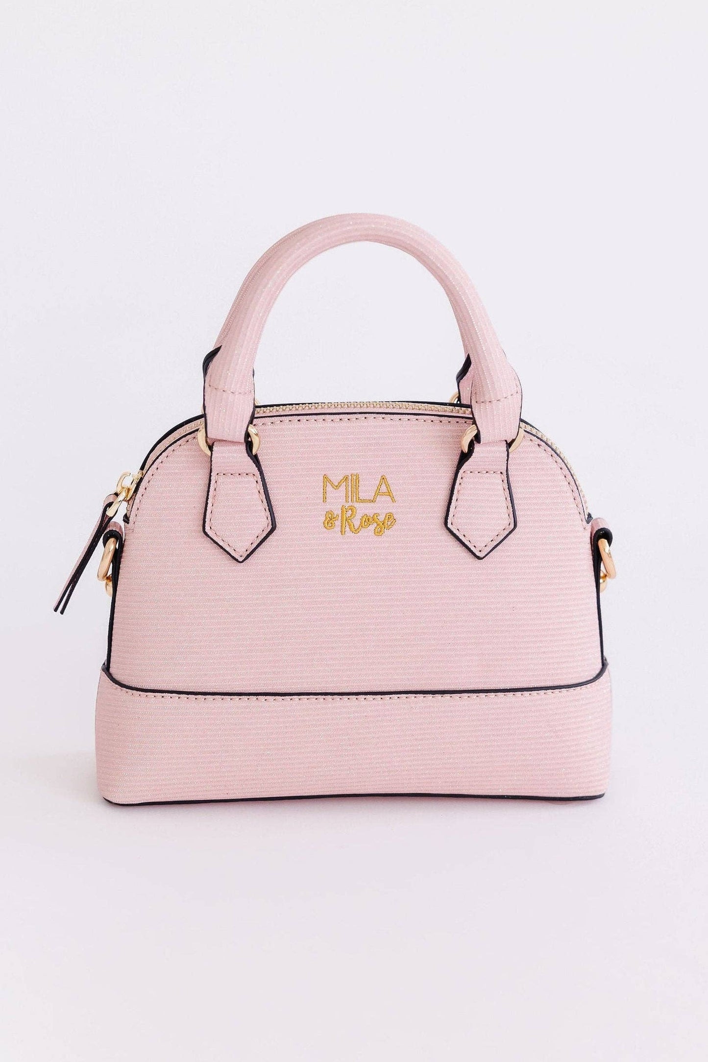 Light Pink Shimmer Girl's Crossbody Purse Mila