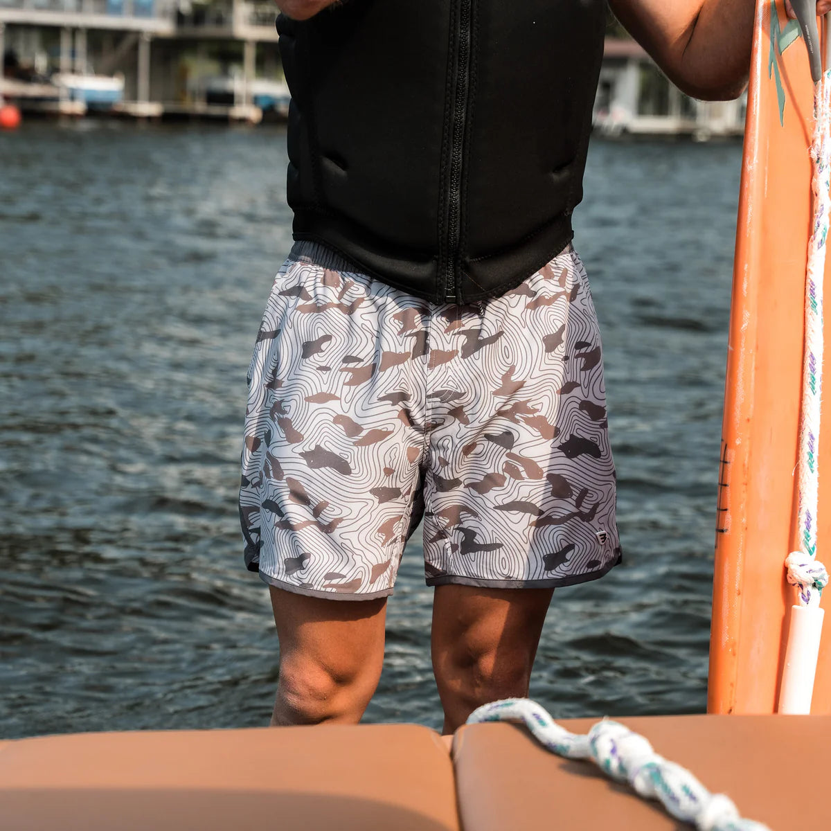 Swim Trunk - Topo Desert Camo Fl