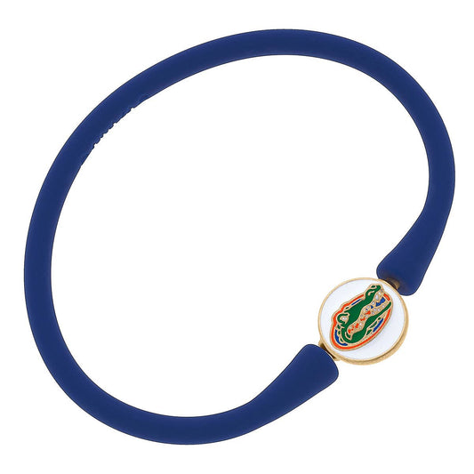 Florida Gators Enamel Silicone Bali Bracelet: Blue or Orange