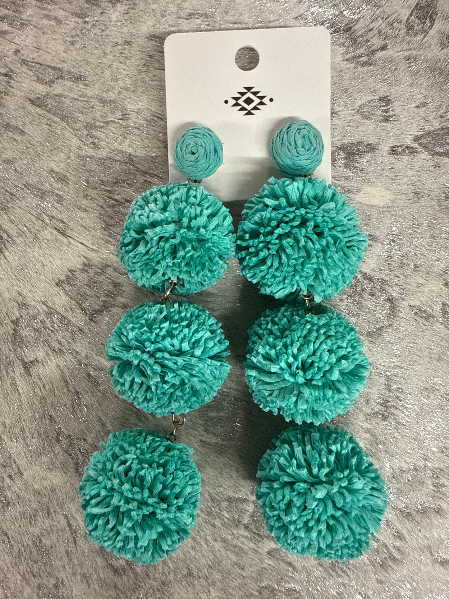Pom Pom Earrings
