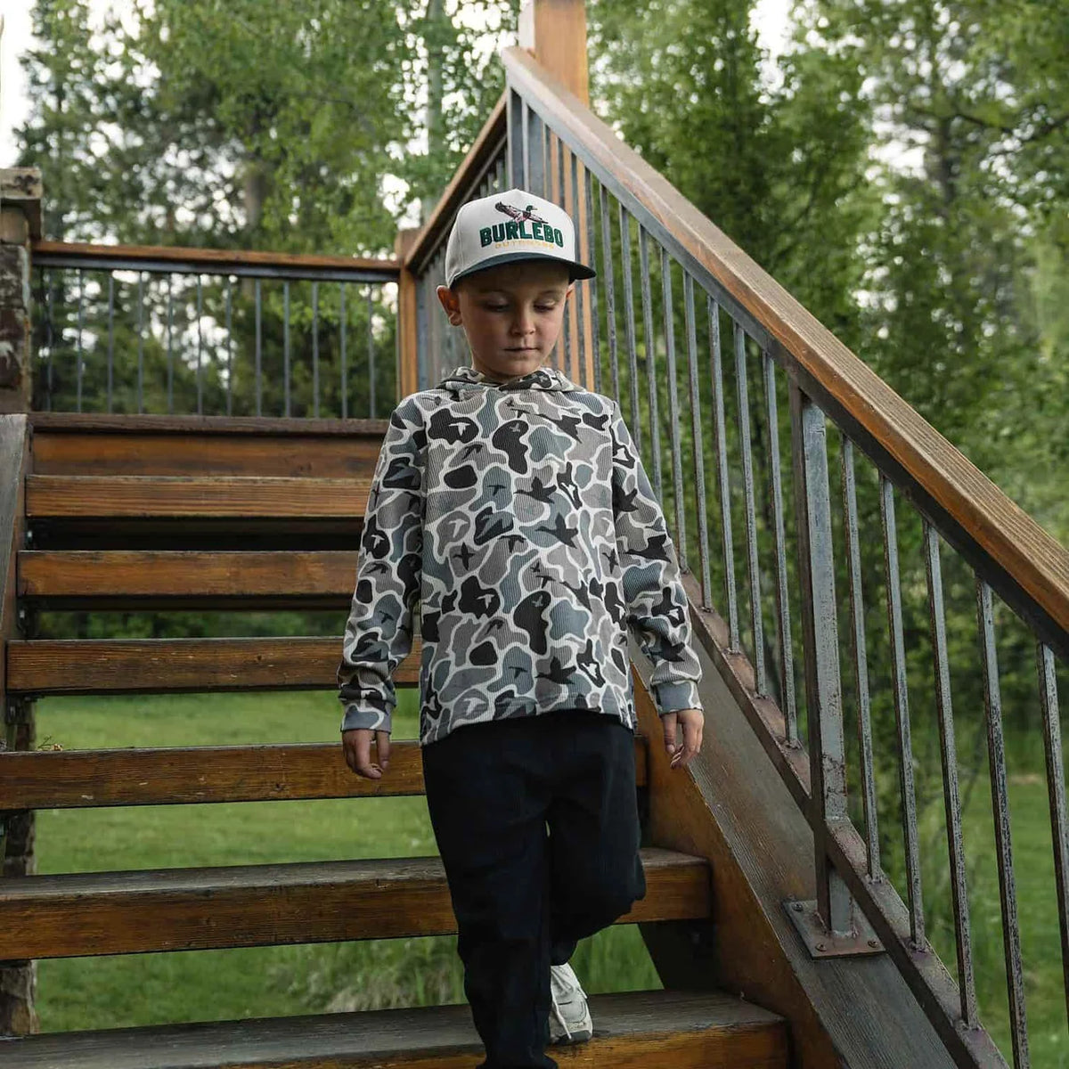 Mallard Mayhem Youth Thermal Hoodie Tx Y-TH-MMAYC