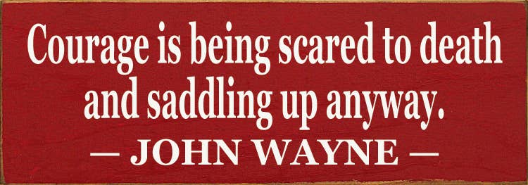 Courage Is Being Scared to Death: Old Cottage White