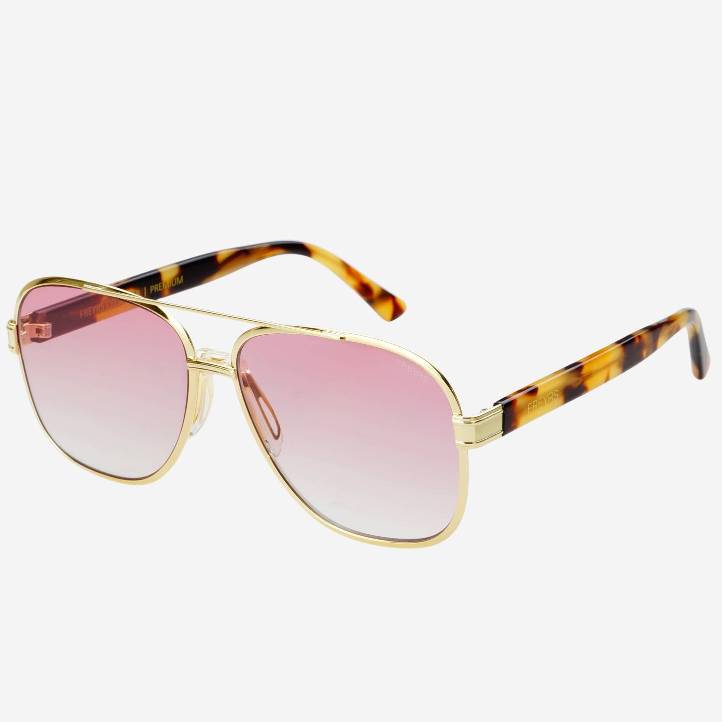 Carter Unisex Aviator Sunglasses : Rose Freyrs