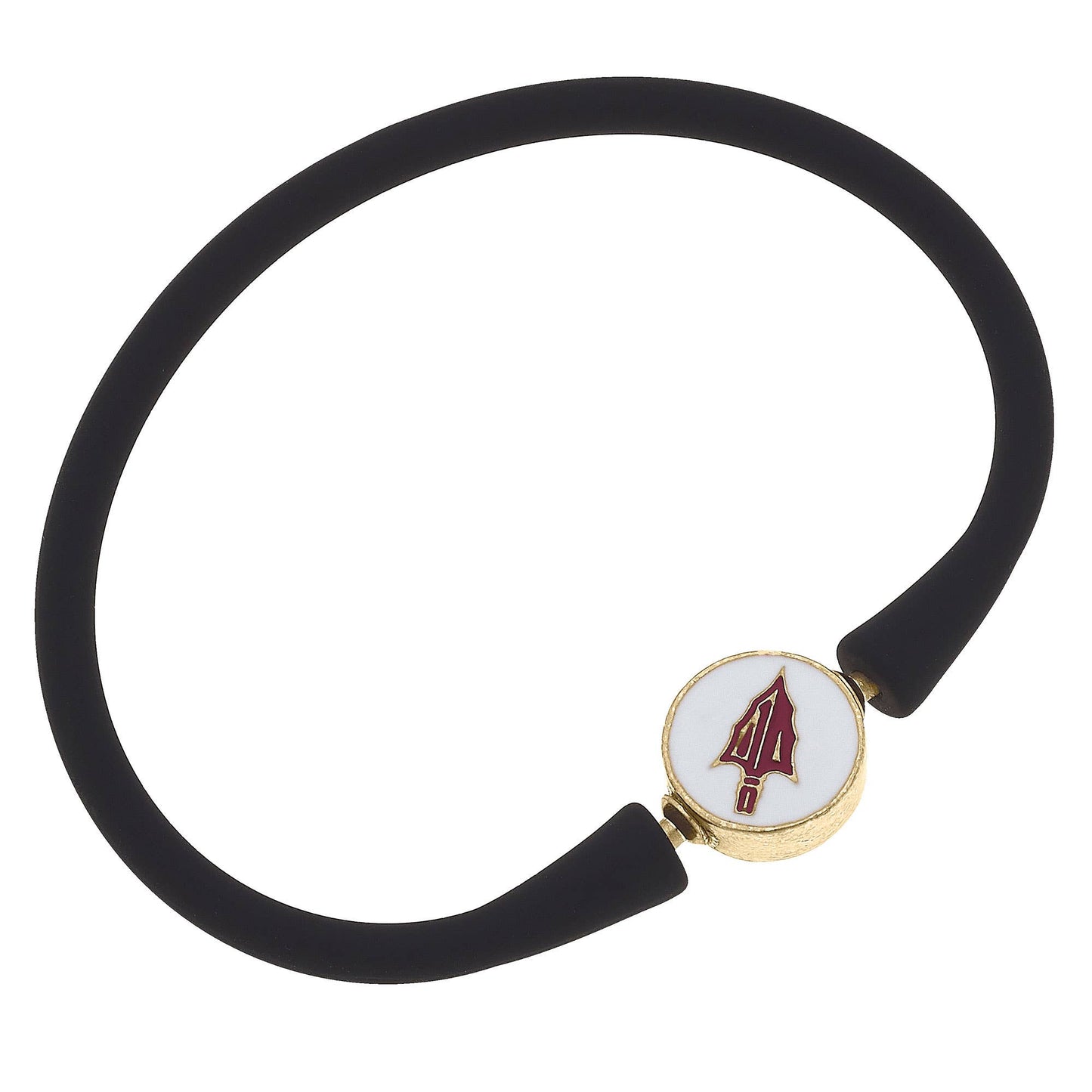 Florida State Seminoles Enamel Silicone Bali Bracelet: Garnet Or Black