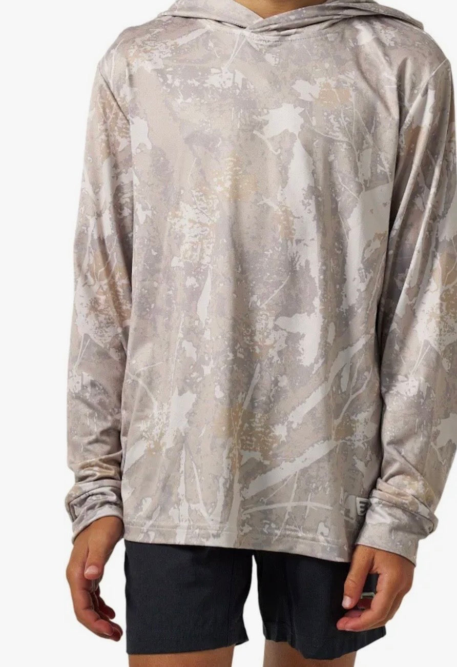 Drifter Camo Youth Performance Hoodie Burlebo Tx/ Fl Y-PH-DFTC