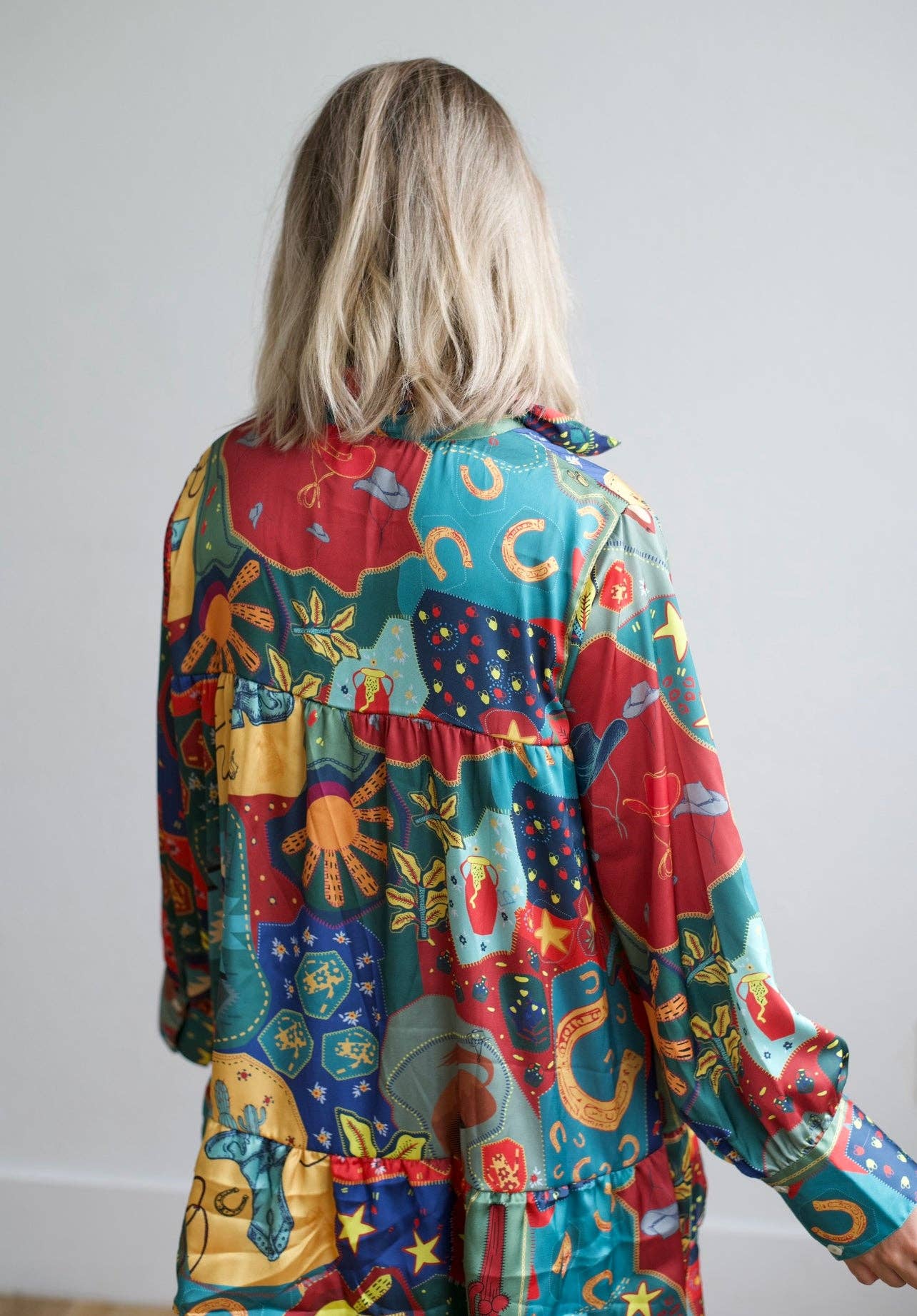COWBOY SATIN DRESS TH