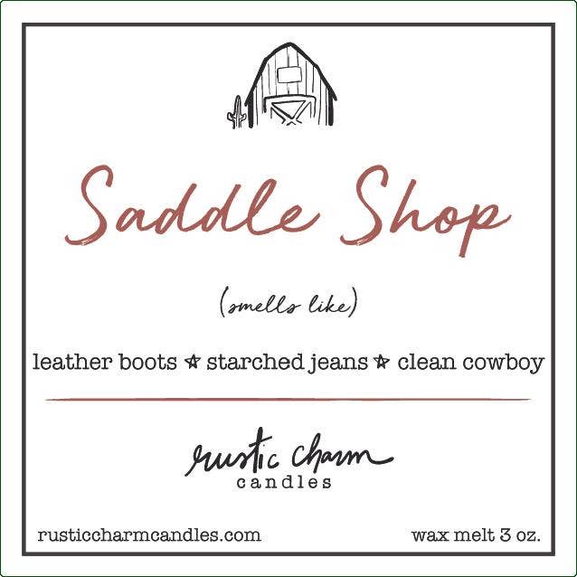Saddle Shop Wax Melt- rustic charm